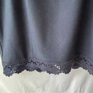 Brixon Ivy Classic Sz 1X Navy Pencil Straight Skirt. Unique, dressy, glam, chic